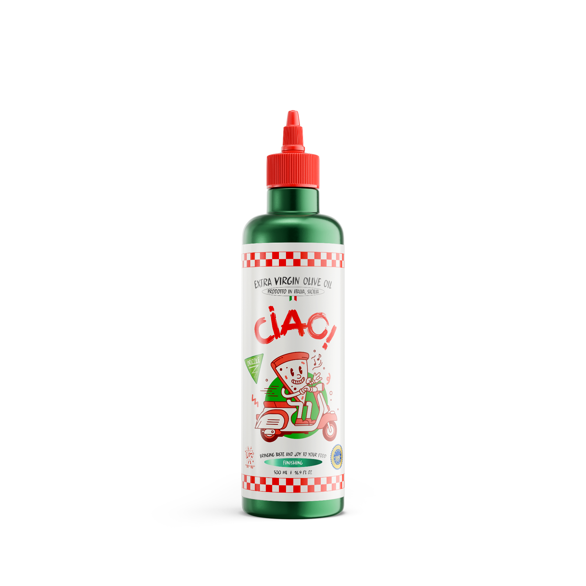CIAO! Sicilian EVOO bottle — 500ml Finishing Extra Virgin Olive Oil